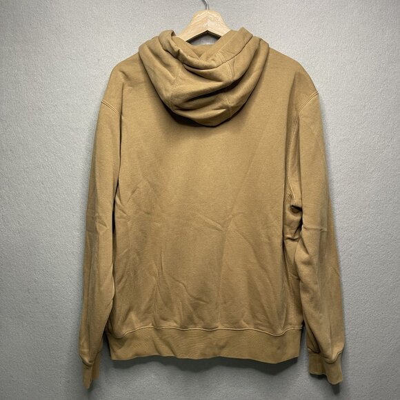 Vintage Y2K Nike Side Swoosh Hoodie Brown Size Large - Picture 5 of 6